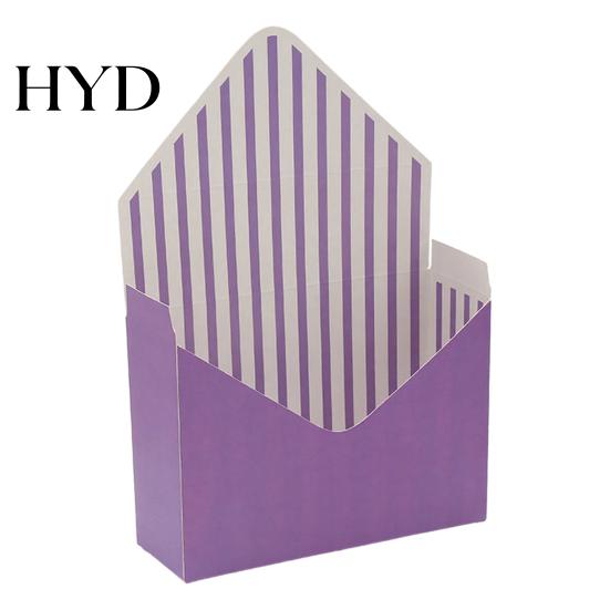 Elegant Flower Packaging Valentine's Day Floral Envelope Box Florist Bouquet Wrapping Paper Gift Bag Small Folding Envelop for Mother's Wedding