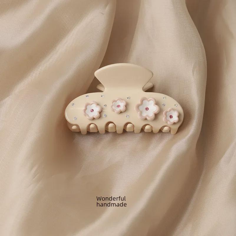 2025 Star Flower Acetic Acid Hair Clip - Shark Clip Hair Accessory for Women