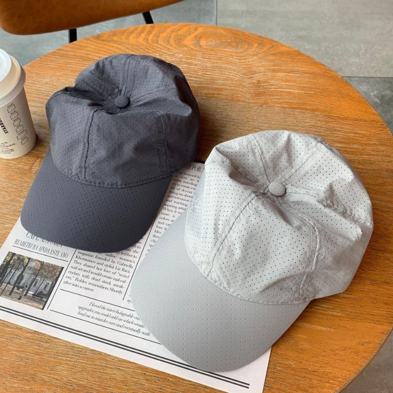 Hat Men's Summer Thin Quick-drying Mesh Breathable Outdoor Running Thin Cap Sun Protection Shade Baseball Cap Women