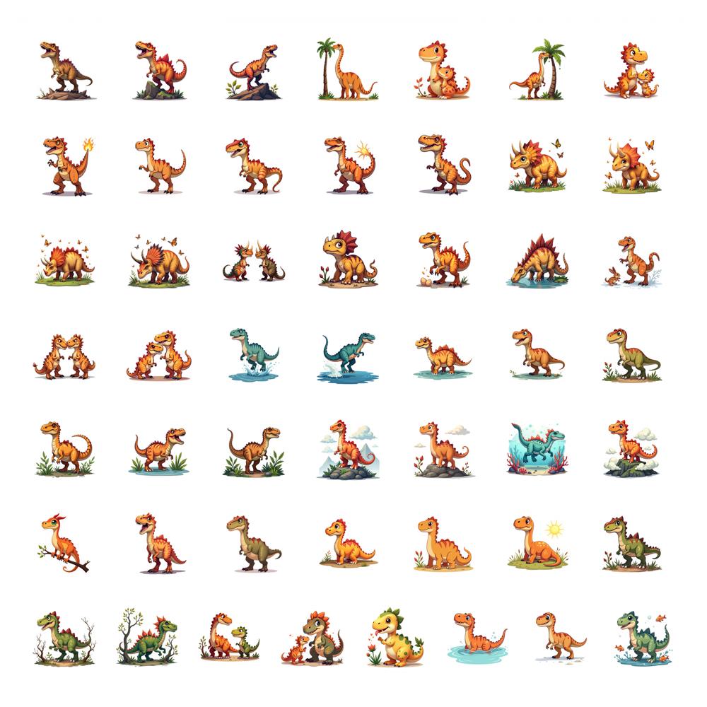 

50pcs Stickers Stickers Stationery Stickers For Notebook Luggage Mobile Phone Cup DIY Phone Laptop Scrapbook Bike