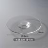 Simplicity Glass Dinner Plate Transparent Dim Sum Plate Pasta Salad Plate Thick Soup Plates Molecular Cuisine Creative Tableware