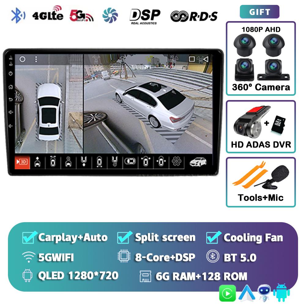 Android 14 Wireless Carplay Auto Car Radio For Citroen C3-XR 2019-2022 Multimedia Video Player Navigation GPS 2 Din Stereo Audio