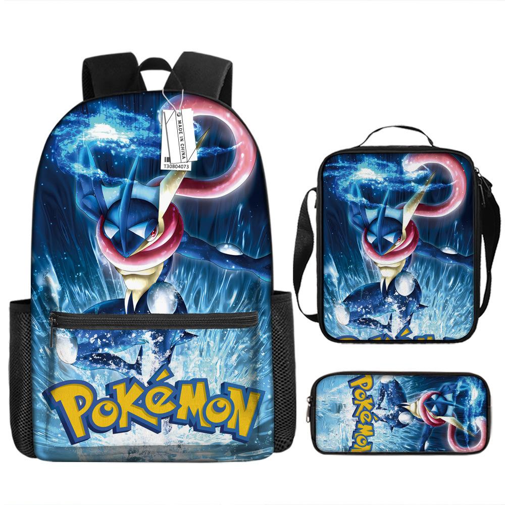 School Season Student Schoolbag Pokémon Pokémon Backpack Cartoon Satchel Pencil Case