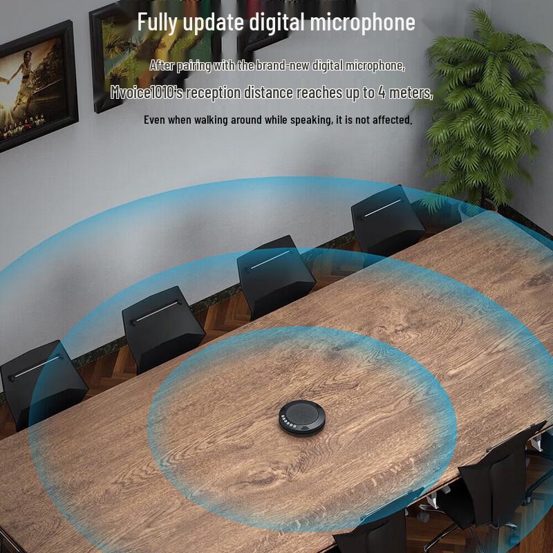 Meeteasy Omnidirectional Wireless Conference Speakerphone (CN version)