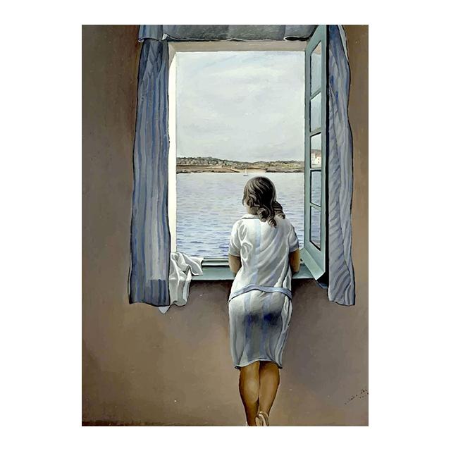 Rene Magritte Canvas Painting Surrealism Classic Artwork Reproduction Posters Print Wall Art Picture Home Decor for Living Room