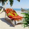 Royal MUFC Crown Print Beach Towel, Large Soft Quick Dry Towel for Beach Camping Swimming