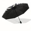 Decorative Pentagram Wall Art: Mystical Symbol for Home DecorUmbrella, Portable 3-Fold Umbrella for Men & Women,Christmas Gift ES140