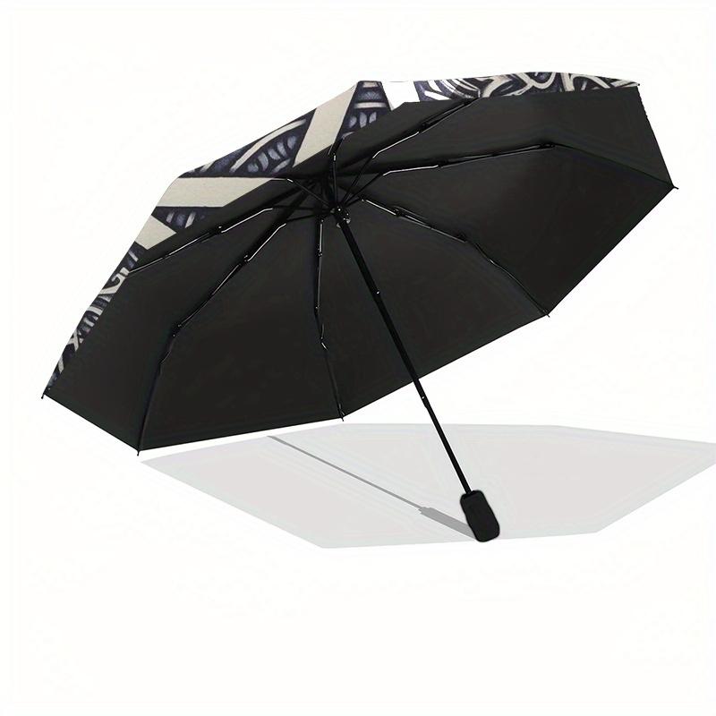 Decorative Pentagram Wall Art: Mystical Symbol for Home DecorUmbrella, Portable 3-Fold Umbrella for Men & Women,Christmas Gift ES140