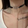 Štýlový pikantný kožený zvončekový choker náhrdelník – Unikátny menšinový dizajn