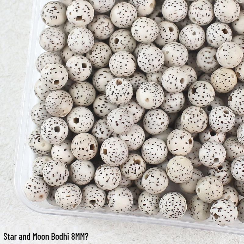 Vajra Star Moon Bodhi Beads - Raw Loose Beads for Handmade DIY Jewelry