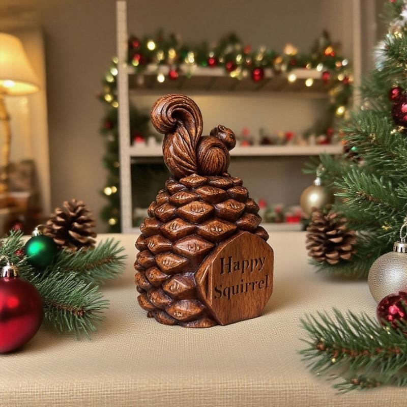 Kiefernzapfen Eichhörnchen Silikon Kerzenform für Bastel- und Feiertagsdekorationen mit lebensmittelechten Materialien