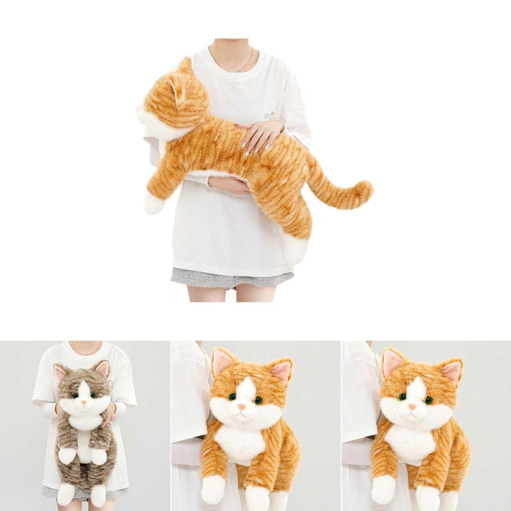 Cute Realistic Cat Plush Toy With Soft Pp Cotton For Kids Birthday Gift
