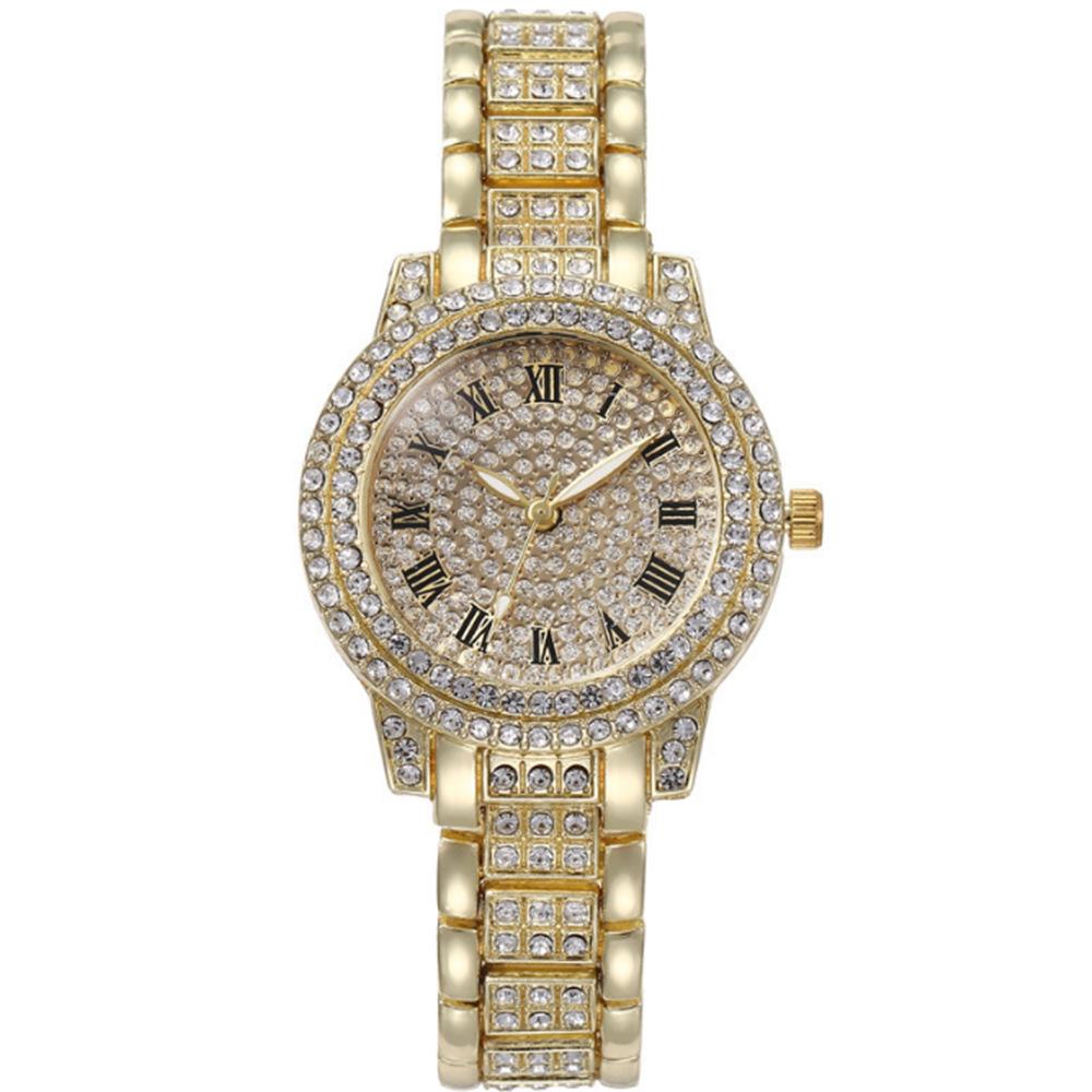 

Красивые женские часы-браслет Рог изобилия Женские часы с бриллиантами Кварцевые часы bulk price