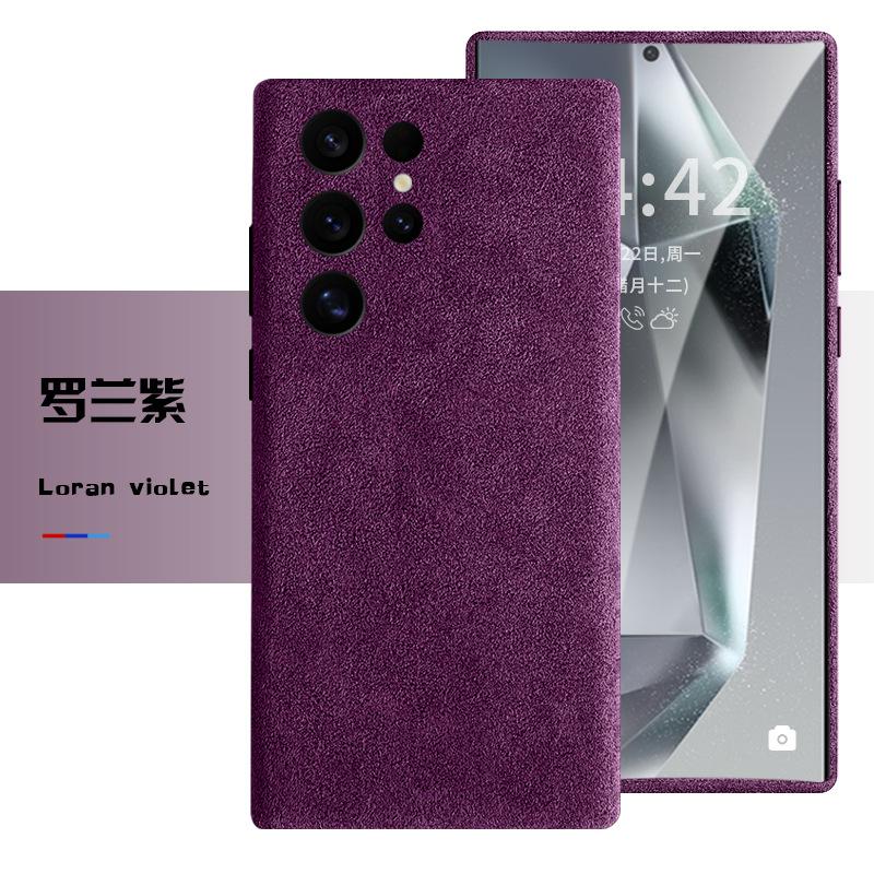 

For Samsung S25 Ultra Case Alcantara Material Skin-Friendly Breathable Washable with Magnetic New Phone Case for S24 Ultra S25+ Galaxy S24 Ultra