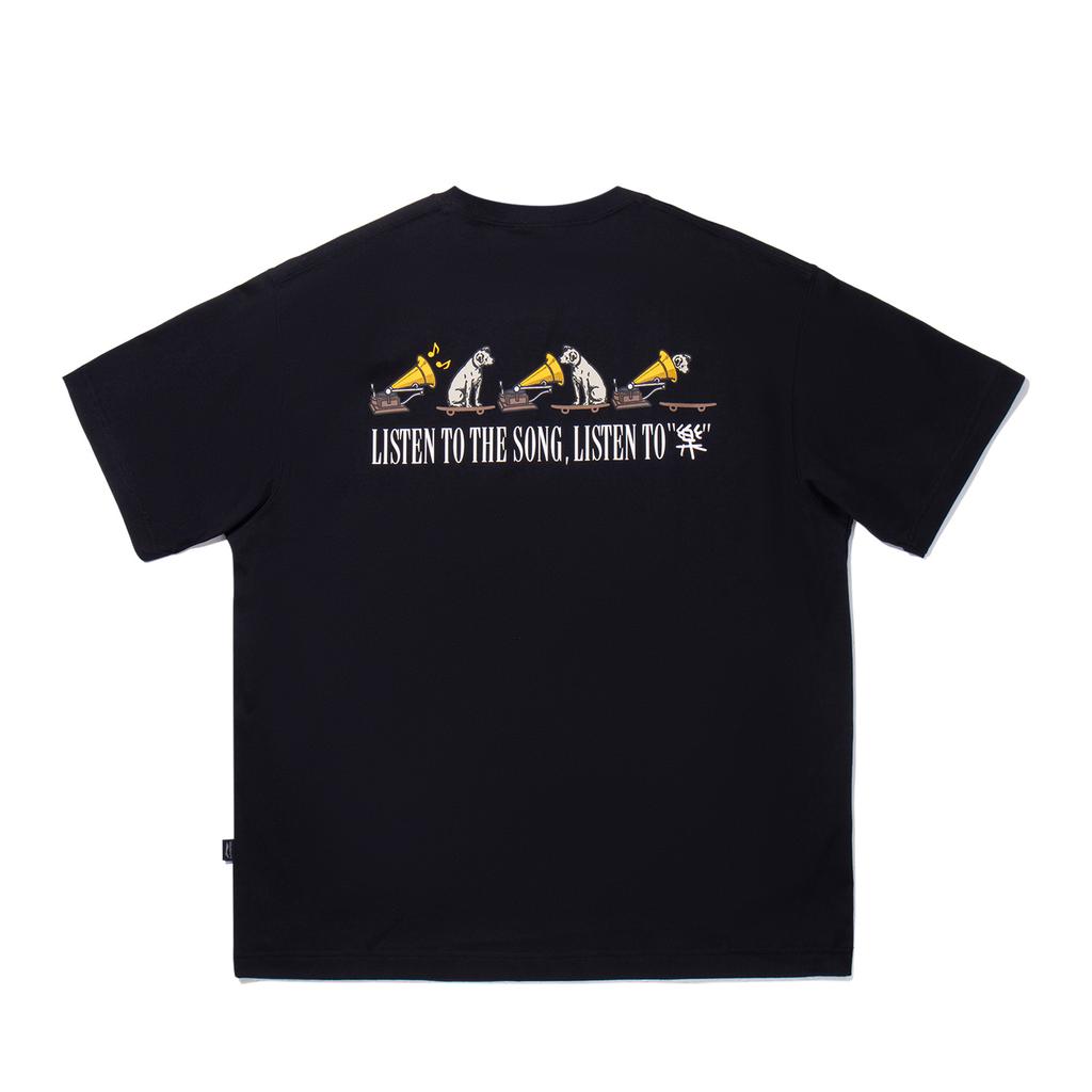 Li Ning T Shirts Men's Black Crew Neck Moderate Straight Fit AHSV113-2