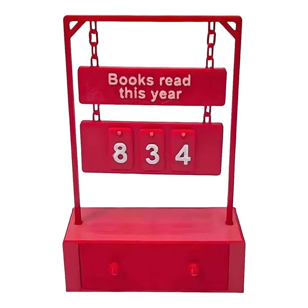 with 30 Number Tags This Year Book Tracker Wear Resist Hanging Reading Tracker Office Display