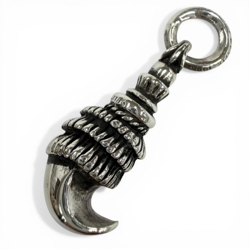 Excellent CHROME HEARTS Pendant top CROW Old Necklace Pendant Silver 925 mens Used