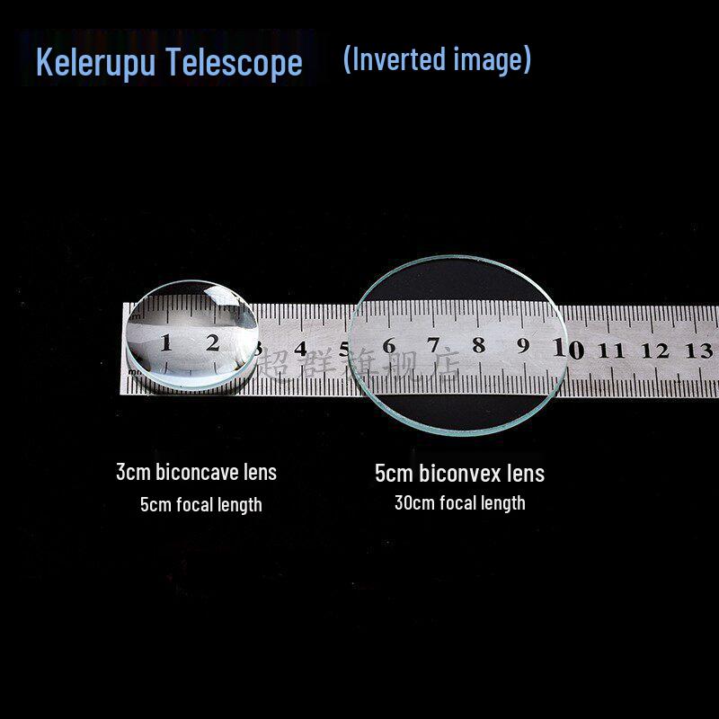 Physical Optics Set: Triangular Prism, Convex/Concave Lenses & Mirrors, Magnifying & Reducing Glasses