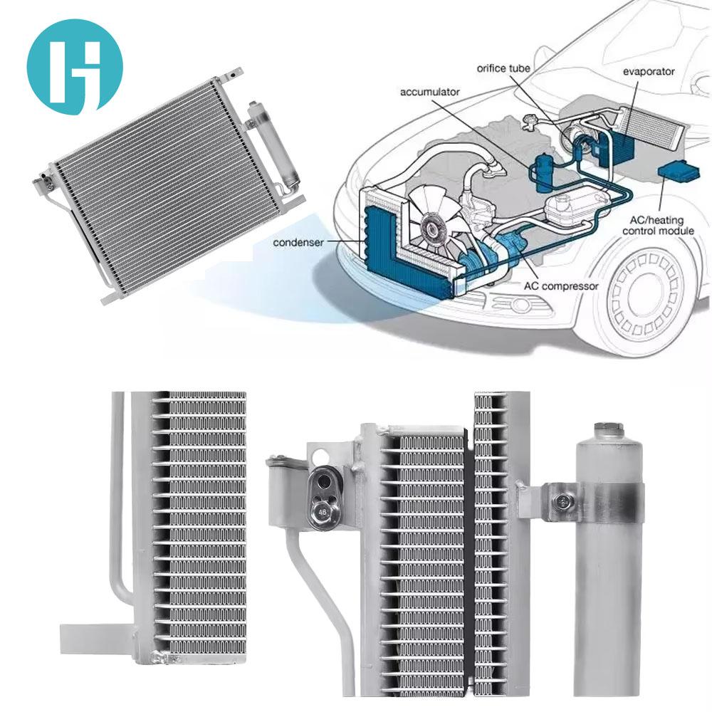 Car Air Conditioning System Condenser Compressor with Receiver Drier Essential Component for Vehicle Comfort