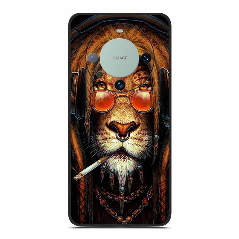 TPU Soft Phone Case for Huawei Mate 60 Funda Silicone Luxury Back Cover for Huawei Mate 60 pro Capa Animal Lion Dinosourus