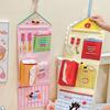 Oxford Cloth Dormitory Storage Hanging Bag Multi-layer Wall-mounted Socks Storage Bags Cartoon Sundries Organizer for Students