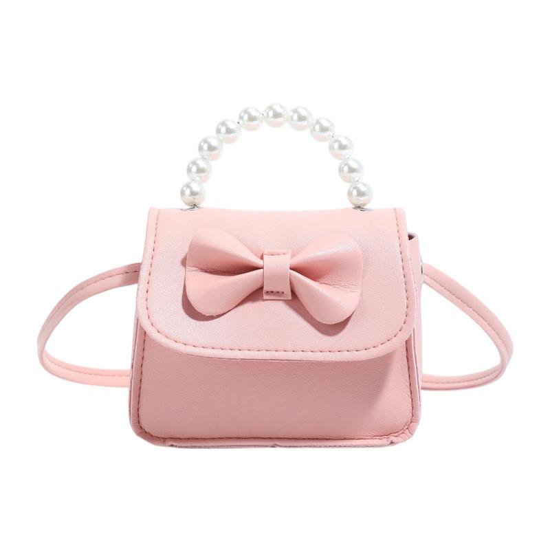 Cute Sweet Style Butterfly Knot Single Shoulder Bag With Magnetic Closure For Daily Use
