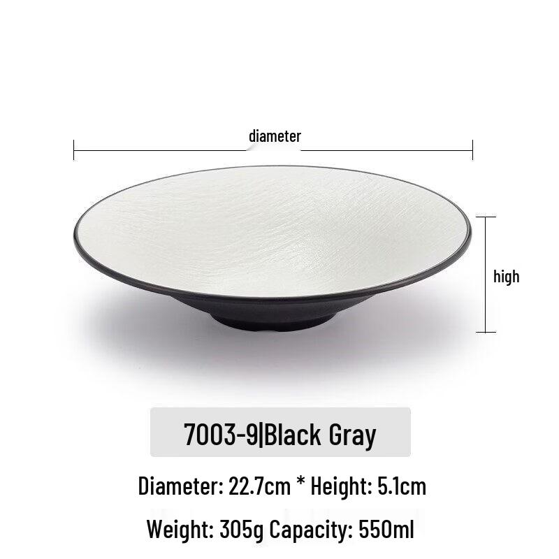 Bozhen Master Chef Japanese Style Melamine Conical Noodle Bowl
