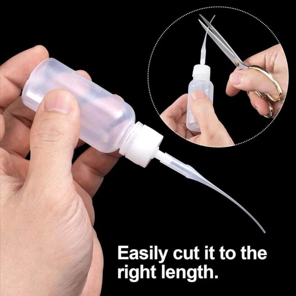 100Pcs Plastic Precision Applicator Dispensing Micro-Tips Glue Dispensers Arts Crafts