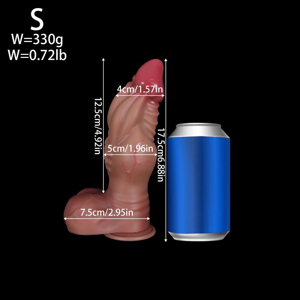 Oversized Realistic Silicone Dildo Anal Plug Adult Toy for Female Pleasure
