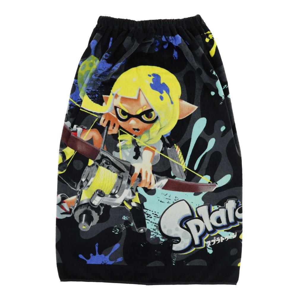 Marushin 80cm long roll towel Splatoon 3 Cool ink Antibacterial UV protection Boys 4525003100