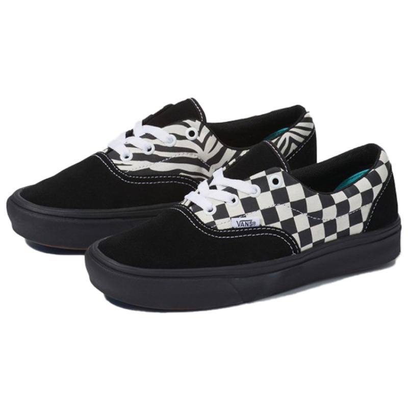 Vans Era ComfyCush Mixed Media Checkerboard Black White Vans VN0A3WM917Q