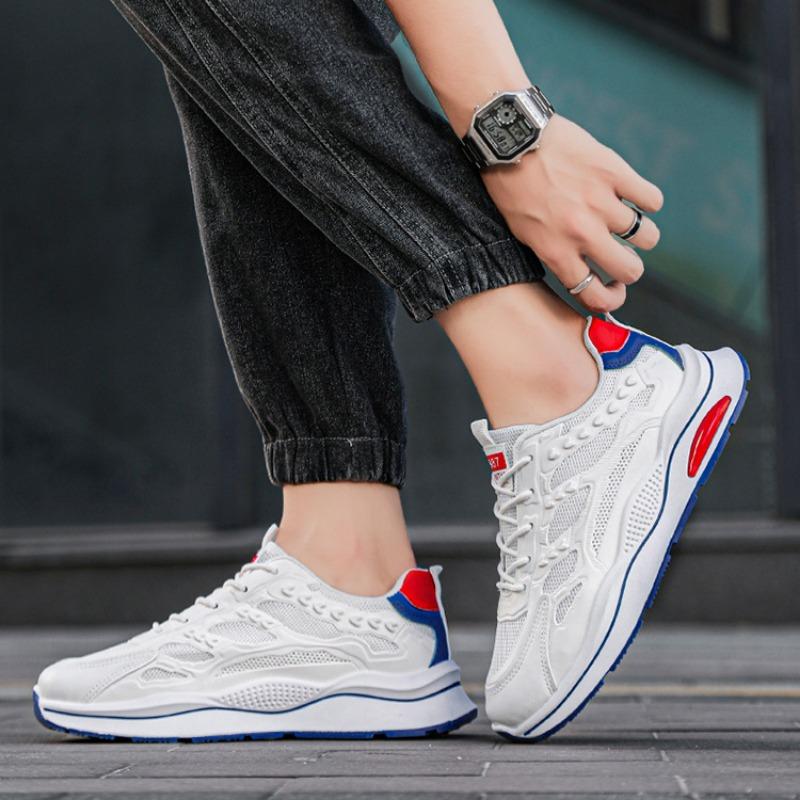Men's Shoes Fashion Comfortable Breathable Sneaker Mesh Non-Slip Soft Sole Walking Shoes for Men New Luxury Chunky Sneakers