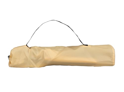 BUNDOK Director Low Chair, Beige, BD-123BE, Foldable, with Storage Bag