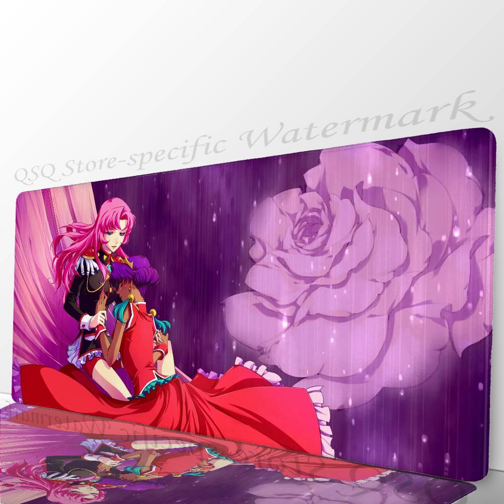 Revolutionary Girl U-Utena Anim Mousepad Mouse Mat Desk Mat With Pad Gaming Accessories Prime Gaming XXL Keyboard Pad Padding