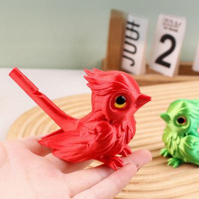 Bird Whistle Portable Bird Call Toy 3D Printed Interactive Whistle with Realistic Bird Sounds for Outdoor Play And Desk Decoration