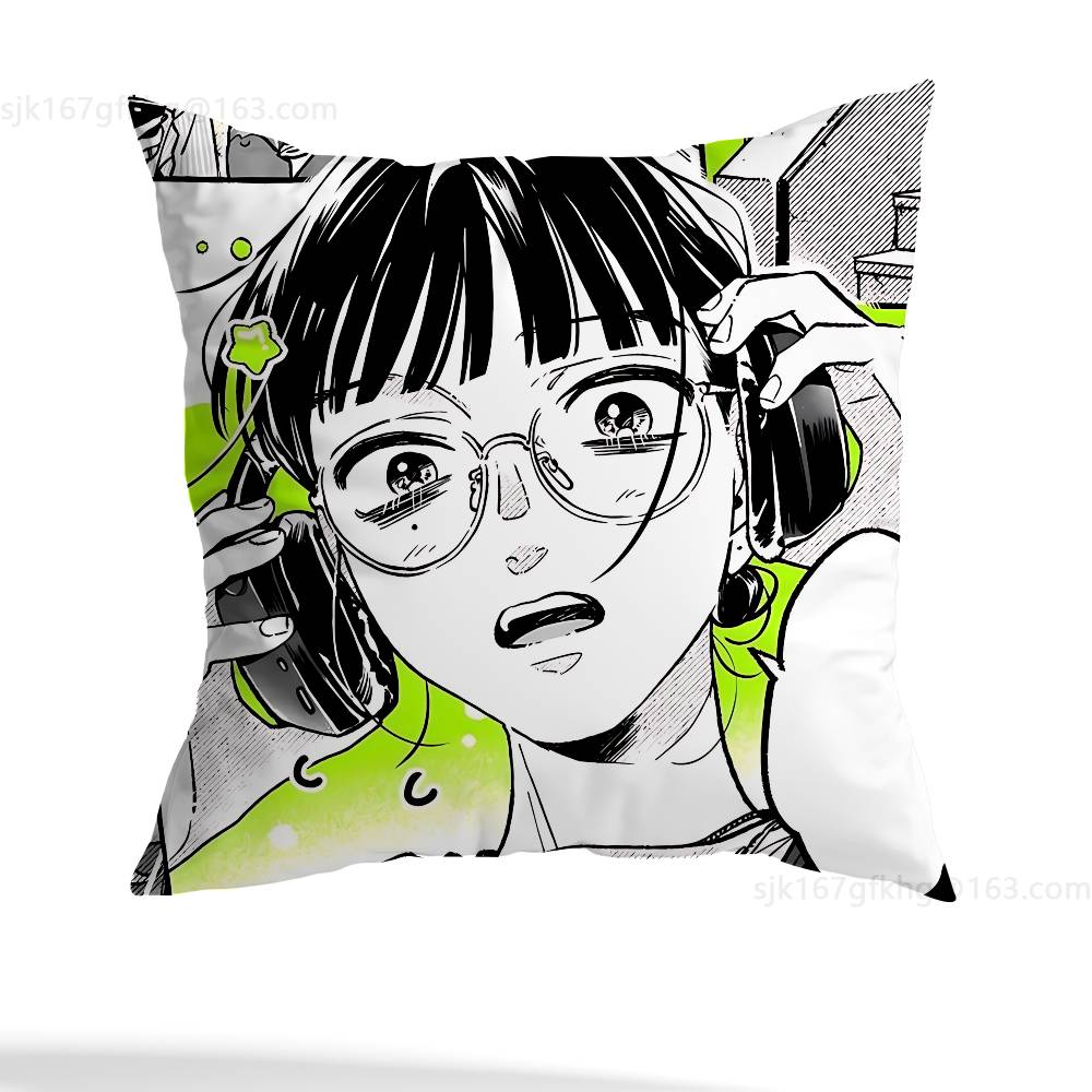 The Guy She Was Interested Pillow Case Anti-dustmite Pillowcase Invisible Zipper Silky Short Plush Sofa Cushion Cover