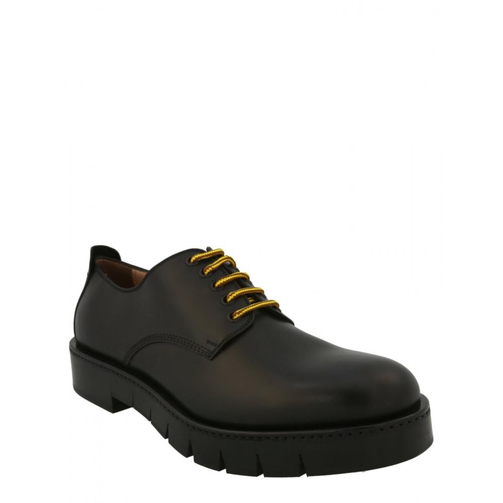 Salvatore Ferragamo Rudy Platform Dress Shoes Black