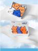 Cartoon Print Pocket Tissue: Student-Friendly Portable Wood Pulp Facial Napkins, Douyin Style.