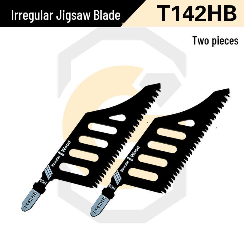 Curve-Cut Irregular Jigsaw Blade for Smooth Woodworking - No Chipping