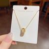 Light Luxury Versatile Niche Intersecting Circular Necklace