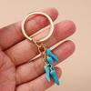 Portachiavi Creativo a Forma di Peperoncino Anello Portachiavi in Lega Accessorio Decorativo Portafoglio Auto Ciondolo da Appendere per Borse Regali
