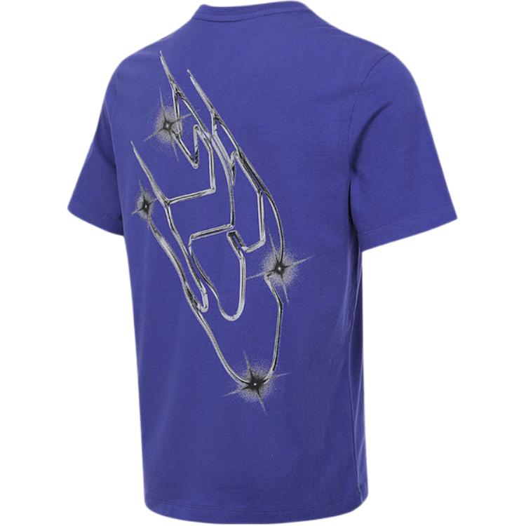 Jordan As M J Sprt Df Ss Crew Logo Round Neck Versatile Short Sleeve T-Shirt Men T-Shirts Purple HJ2398-543