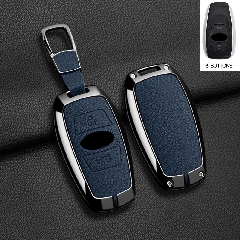 Zinc Alloy Car Key Case Cover Keychain For Subaru BRZ XV SV Forester Legacy Outback Crosstrek Impreza WRX Ascent Key Accessories