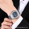 Men's Multifunctional Waterproof Quartz Watch with Steel Band and Luminous Display