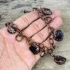 African amethyst rough necklace electroformed copper necklace adjustable chain necklace handmade copper jewelry gemstone necklace for gifts