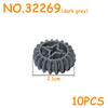 MOC Parts Gear Bulk Block Bricks 3649 3648 3647 10928 32498 32269 32270 32198 6589 4019 94925 3650 46372 Technical Brick Playset