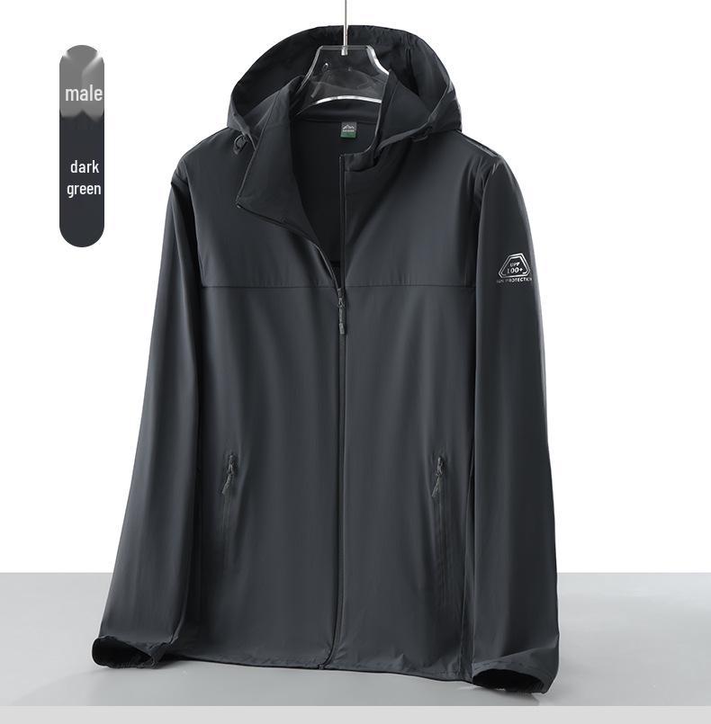 Cămașă din Mătase de Gheață UPF 100+ de Protecție Solară pentru Bărbați și Femei - Echipament Ușor, Respirabil, Anti-UV pentru Vară, Activități în Aer Liber și Pescuit