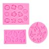 Flower Leaf Butterfly Silicone Mold for Fondant Chocolate Cake Decorations - DIY Baking Tools Polymer Clay Candy Molds