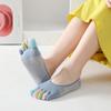 Patchwork Clothing Accessories Girls Short Socks Five Toe Boat Socks Women Hosiery Cotton Socks