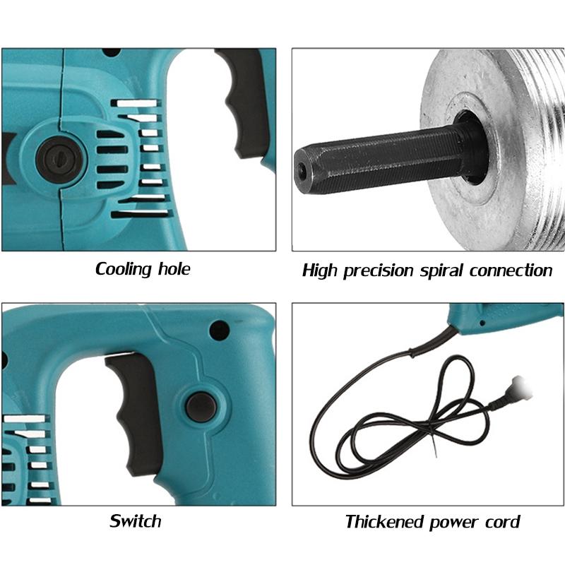 800W/1200W/1560W Elektrische Leichte Betonrüttler Nadel Betonmischer Starker Motor Bauwerkzeug